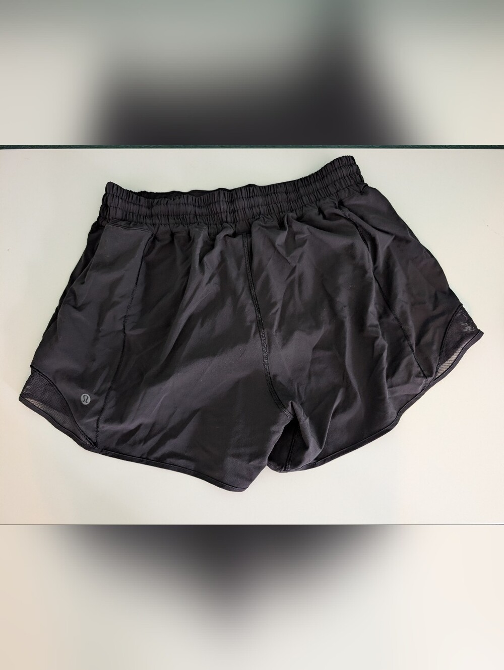 lululemon athletica Black Elastic Waist Athletic Shorts 10